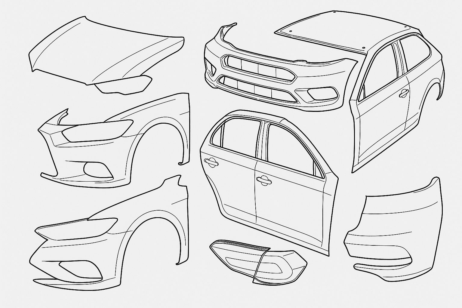 Guide d'Achat : Choisir la Bonne Pièce de Carrosserie pour Votre Véhicule