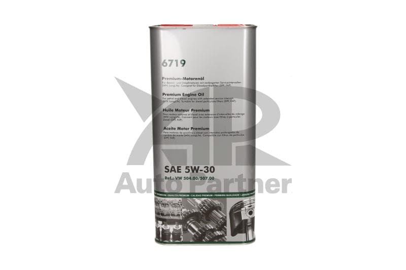 OLEJ DO VAG 5W30 5L SN / C3 / 229.51 / 504.00 507.00 / LL04 / C30 / METALOWE OPAKOWANIE