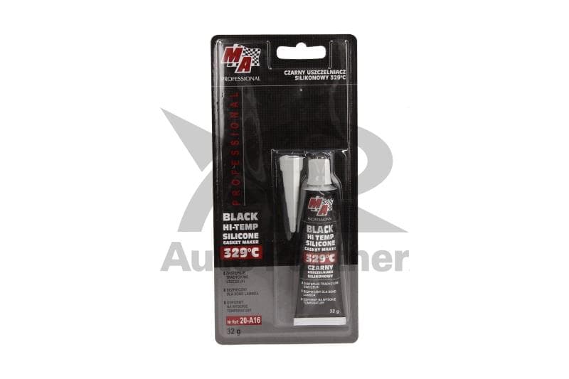 USZCZELNIACZ SILIKONOWY 32G CZARNY DO 329°C / MA PROFESSIONAL