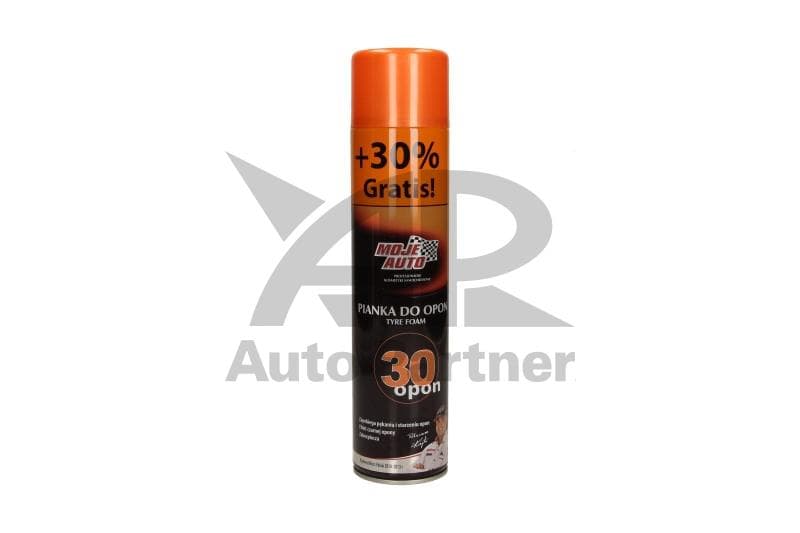 ŚRODEK DO KONSERWACJI I NABŁYSZCZANIA OPON PIANKA 400ML+30% GRATIS / (520ML) / MOJE AUTO