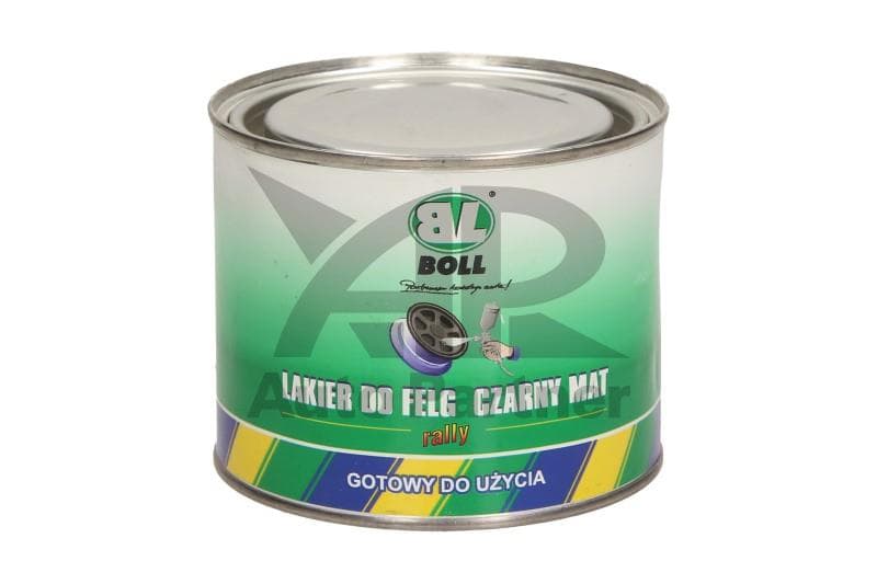 LAKIER AKRYLOWY 500ML CZARNY MAT DO FELG SAMOCHODOWYCH / BOLL