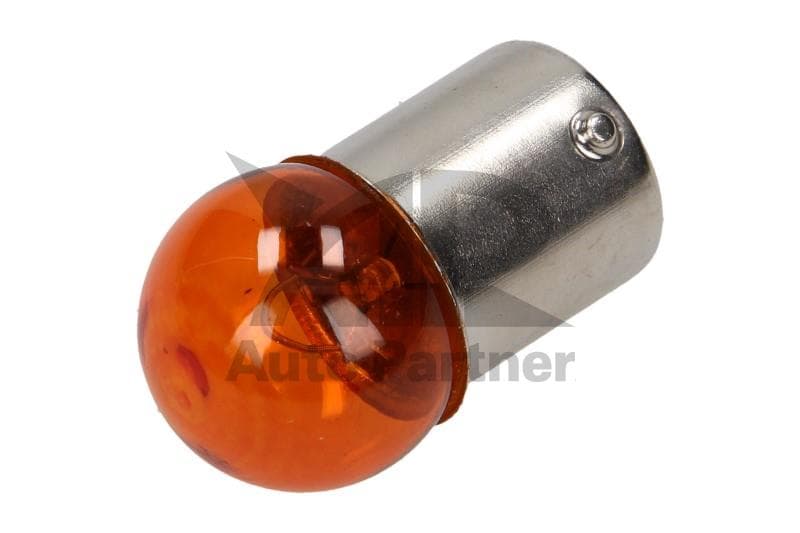 ŻARÓWKA MOTO. BA15S G18 12V/10W POMARAŃCZOWA