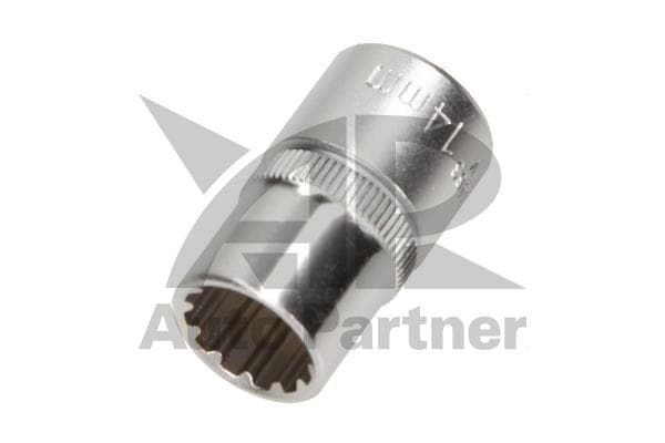 DOUILLE CANNELÉE 1/2'' 14 MM X 38 MM
