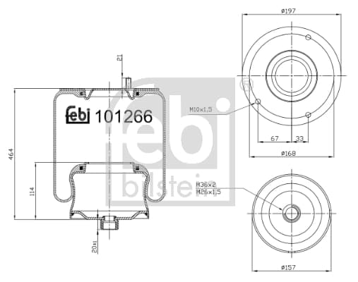Ressort pneumatique, suspension pneumatique