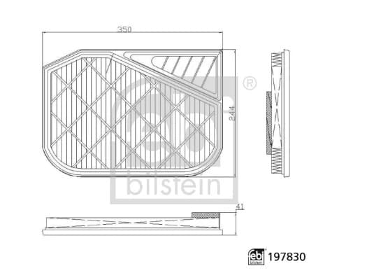 FILTR POWIETRZA FIAT PANDA, LANCIA YPSILON 01.20-