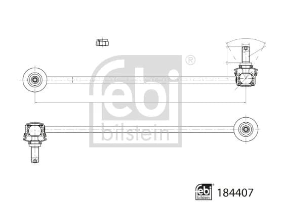 Entretoise/tige, stabilisateur