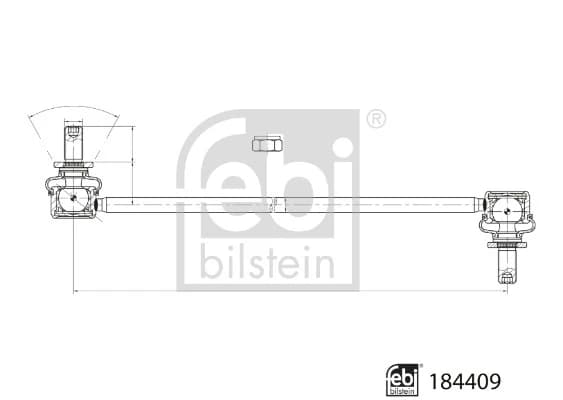 Entretoise/tige, stabilisateur