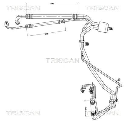 PRZEWÓD KLIMATYZACJI CITROEN C4 10-