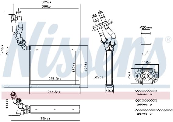 NAGRZEWNICA PORSHE CAYENNE 3,0-4,8 10-
