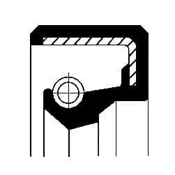 Bague d'étanchéité, pont de pompe a eau