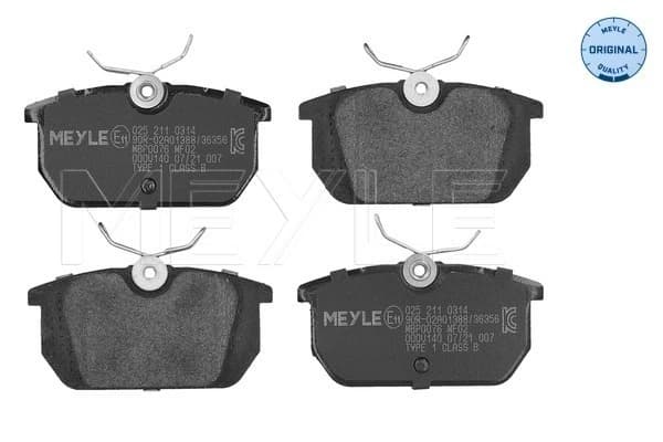 Kit de plaquettes de frein, frein a disque