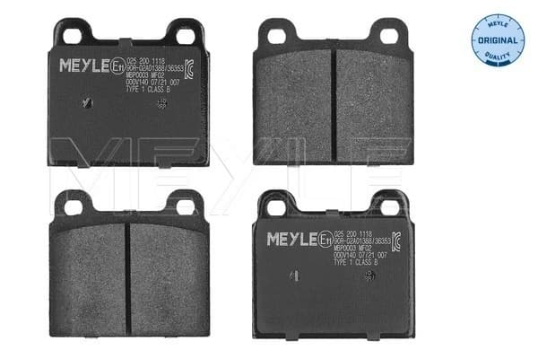 Kit de plaquettes de frein, frein a disque