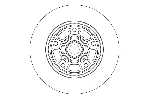 TARCZA HAM. RENAULT T. MEGANE 1,2-1,8 15-18 Z ŁOŻYSKIEM ABS
