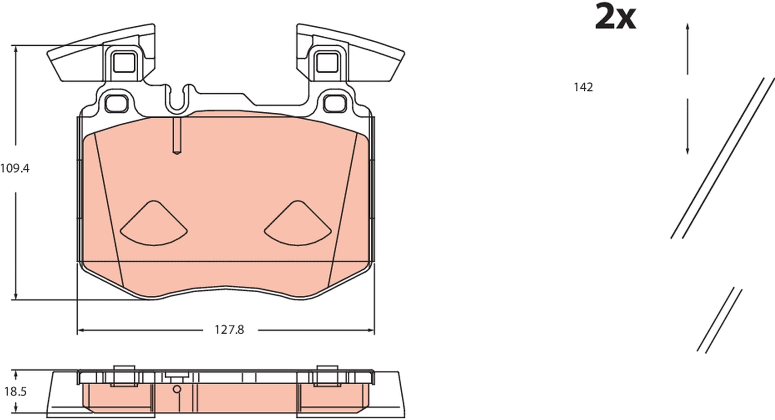 KLOCKI HAM. DB P. C253/X253 2,0-2,2 D 15-23
