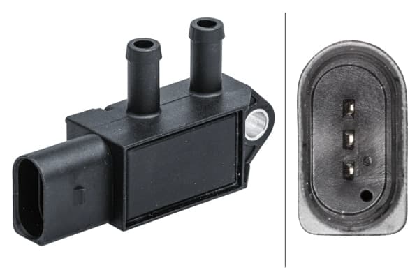 Capteur, pression des gaz échappement
