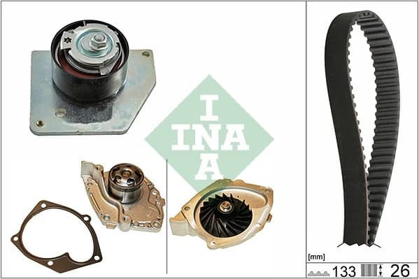 Pompe a eau + kit de courroie de distribution