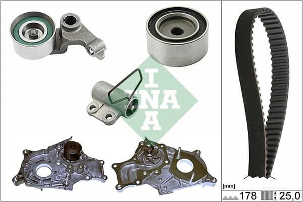 Pompe a eau + kit de courroie de distribution