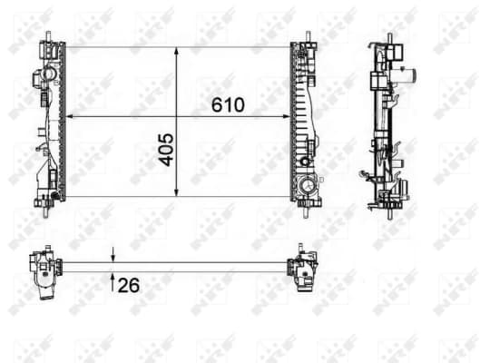 Radiateur, refroidissement du moteur