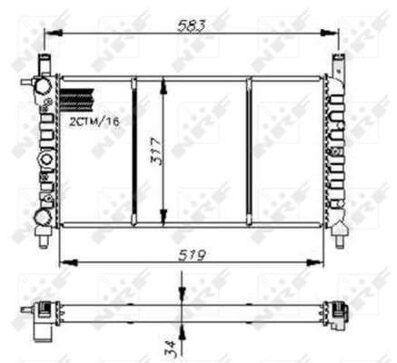 Radiateur, refroidissement du moteur