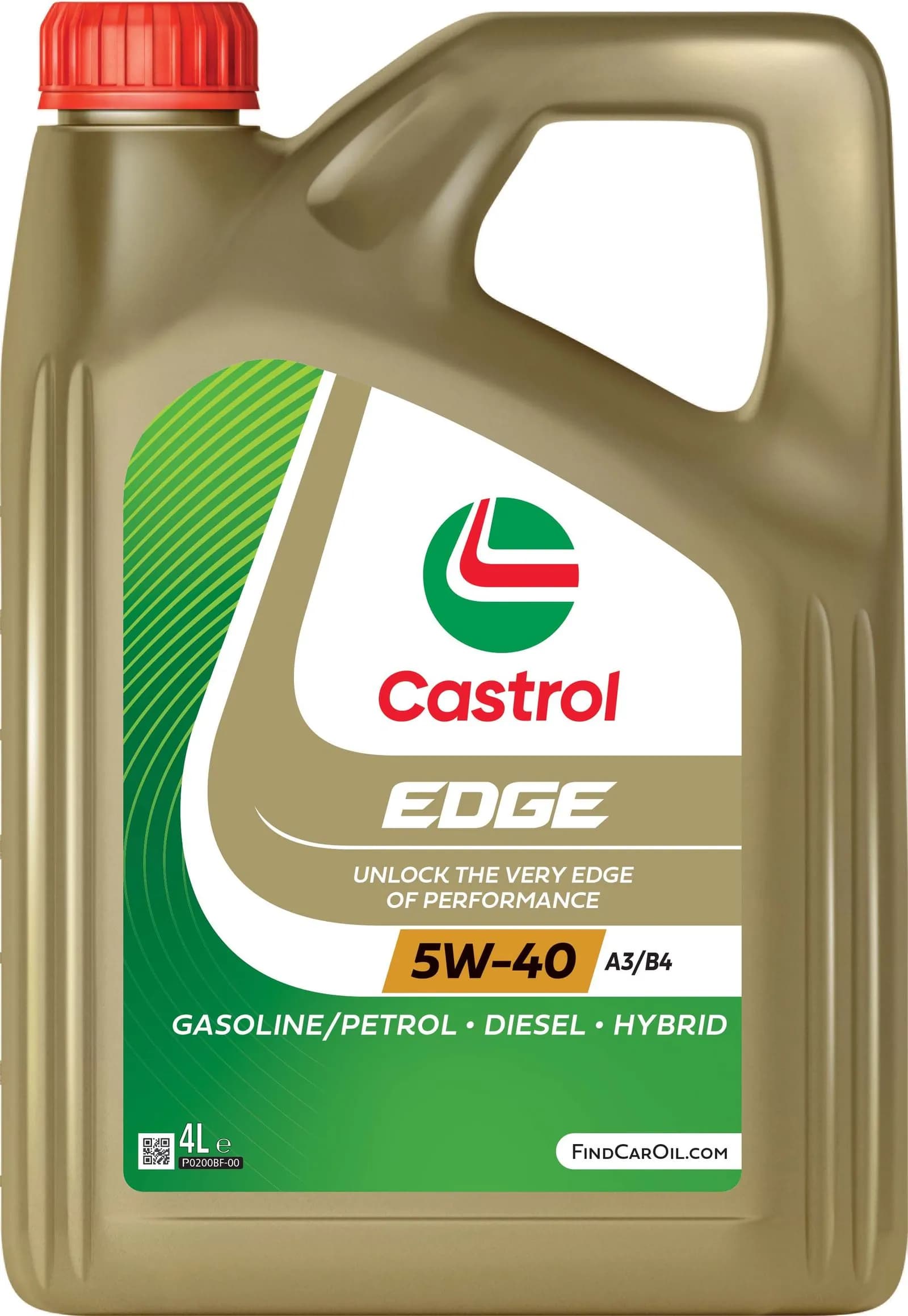 OLEJ CASTROL 5W40 4L EDGE A3/B4 / SN/CF / 229.3 229.5 226.5 / 502.00 505.00 / LL01 / A40 / RN0710