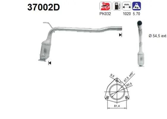 KATALIZATOR VW T4 1,9TD/2,4D/2,5TDI