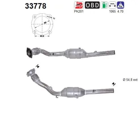 KATALIZATOR VW 1,8T EURO 3