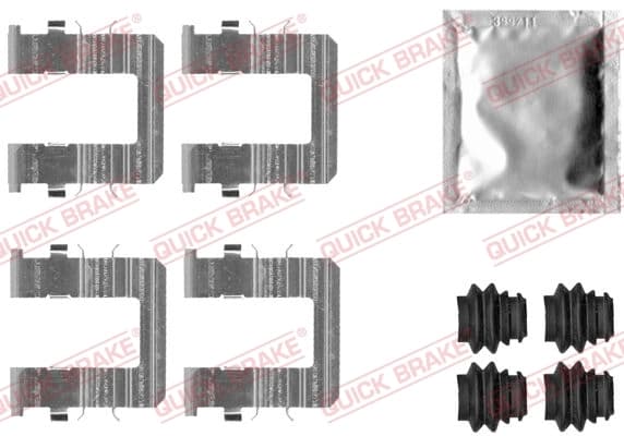 Kit d'accessoires, plaquette de frein a disque