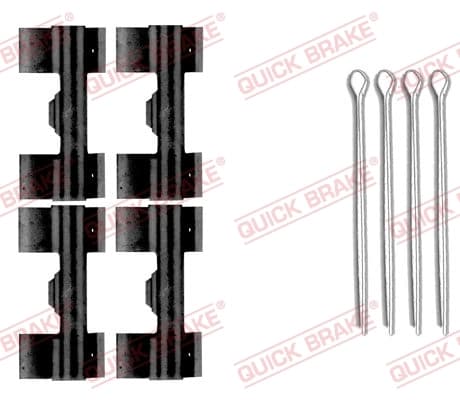 Kit d'accessoires, plaquette de frein a disque