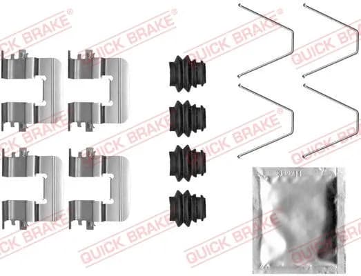 Kit d'accessoires, plaquette de frein a disque