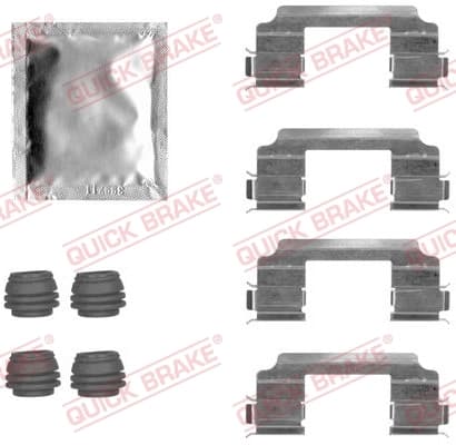 Kit d'accessoires, plaquette de frein a disque