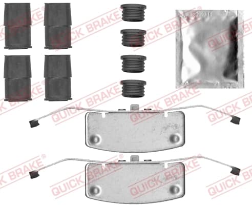 Kit d'accessoires, plaquette de frein a disque