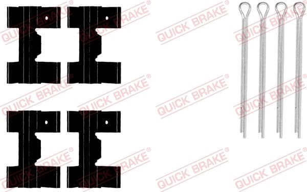 Kit d'accessoires, plaquette de frein a disque