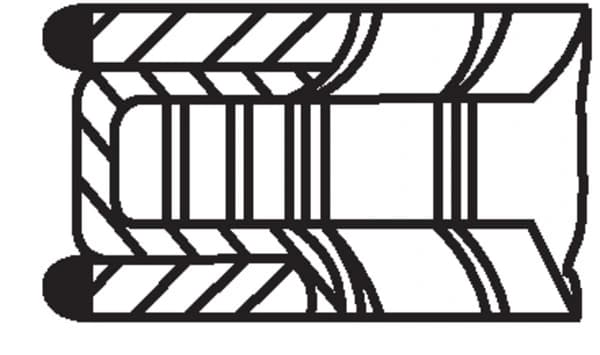 Jeu de segments de pistons