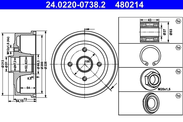 Tambour de frein