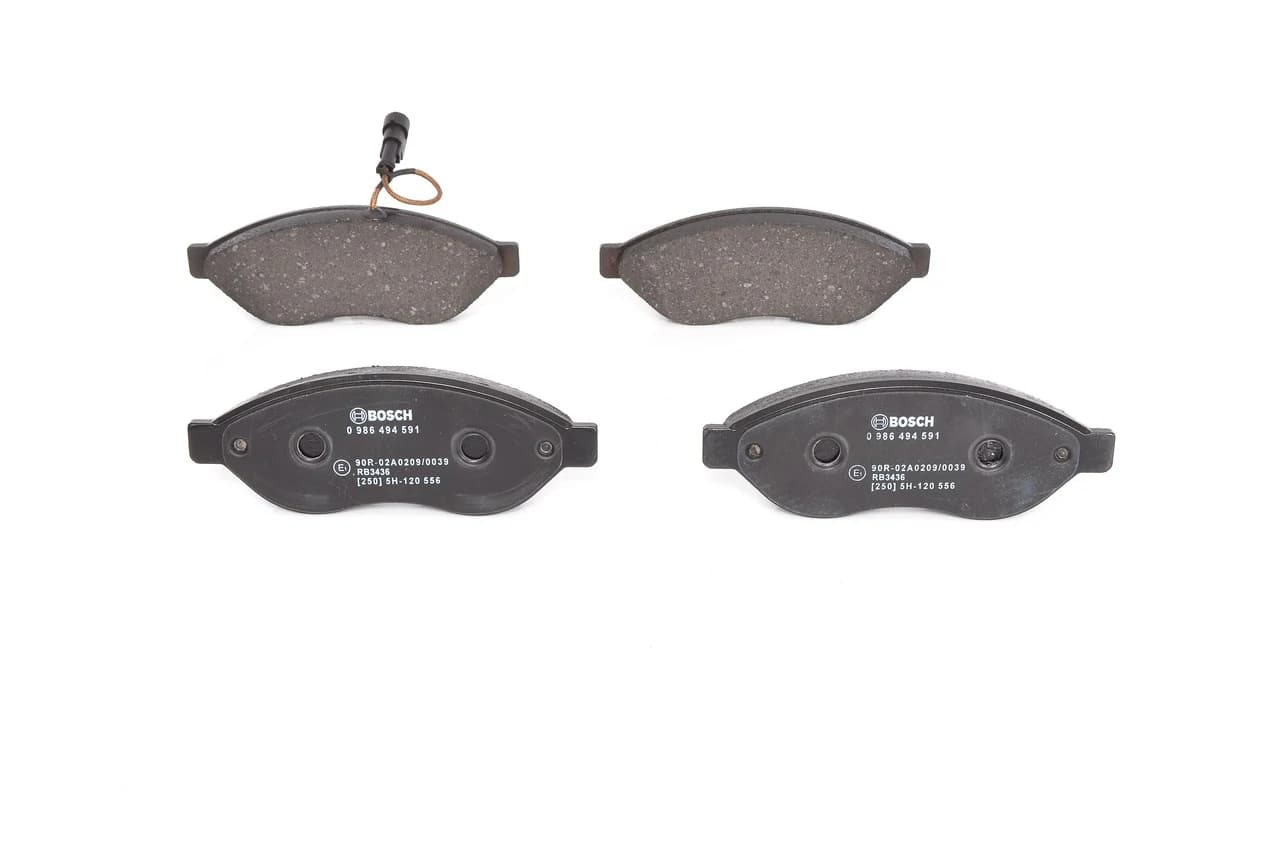 Kit de plaquettes de frein, frein a disque