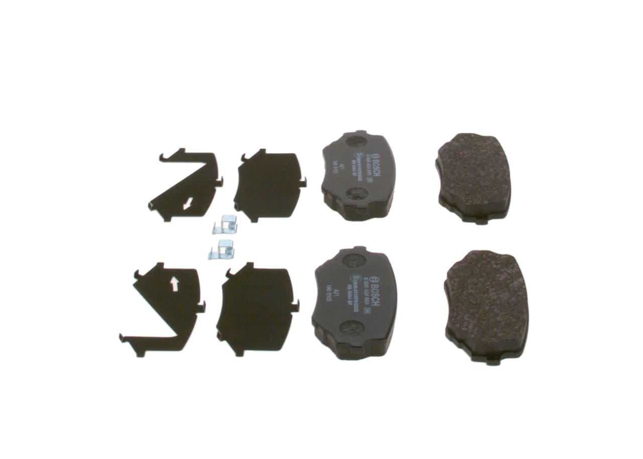 Kit de plaquettes de frein, frein a disque