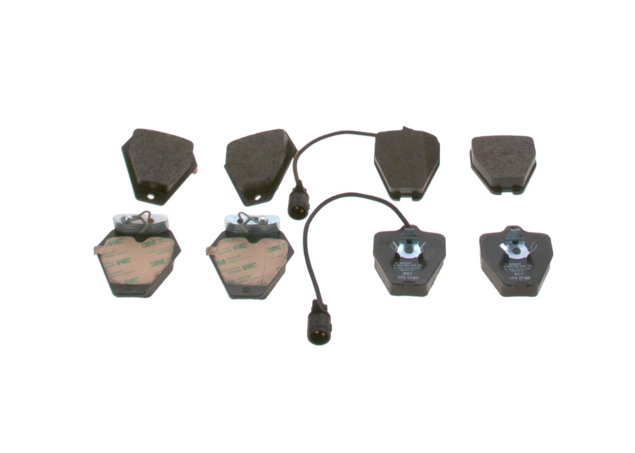 Kit de plaquettes de frein, frein a disque