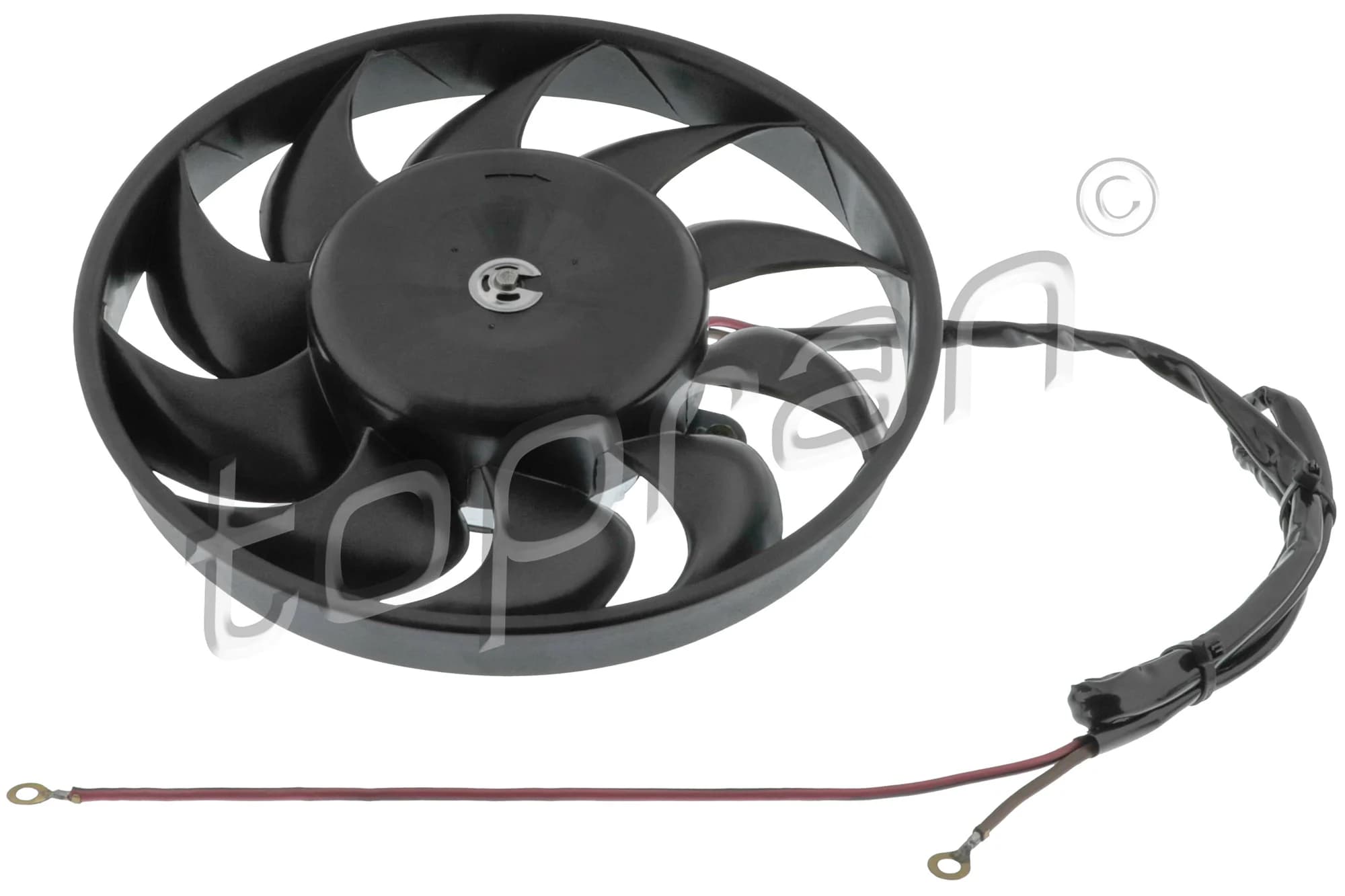 Ventilateur, refroidissement du moteur