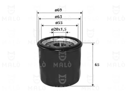 FILTR OLEJU RENAULT 1,2
