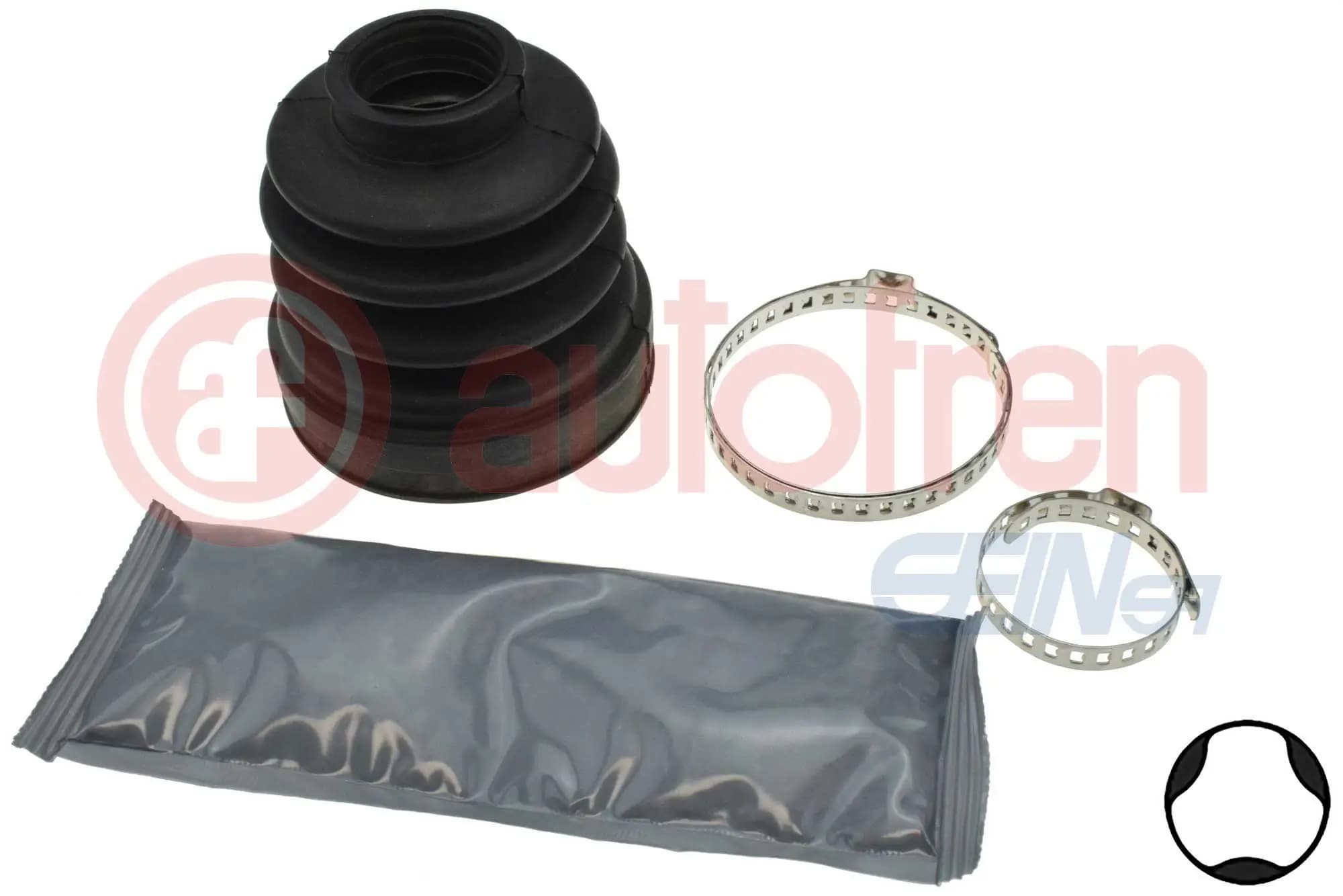 Jeu de joints-soufflets, arbre de commande