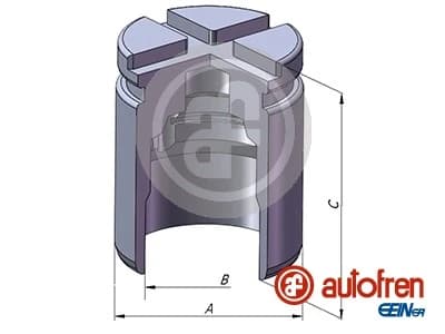 Piston, étrier de frein