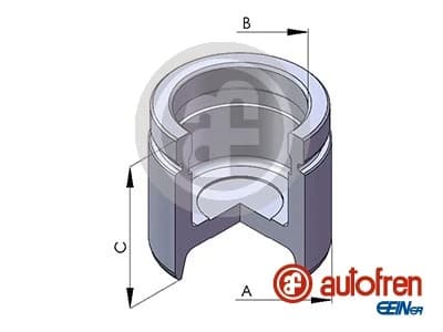 Piston, étrier de frein