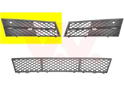 Grille de ventilation, pare-chocs
