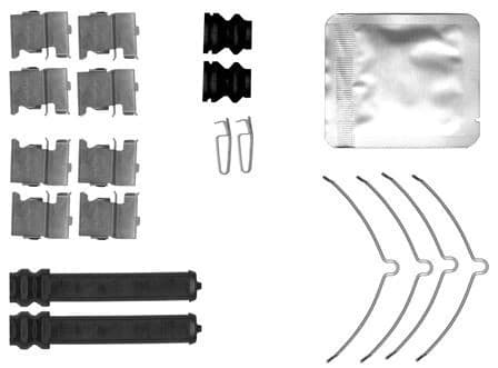 Kit d'accessoires, plaquette de frein a disque