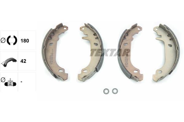 Jeu de mâchoires de frein