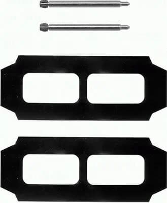Kit d'accessoires, plaquette de frein a disque
