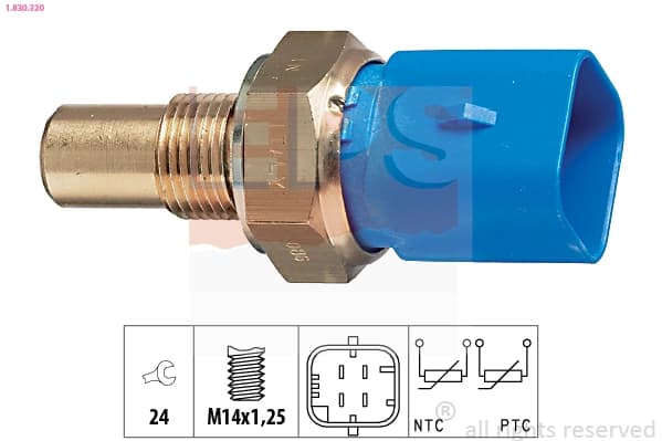 Sonde de température, liquide de refroidissement
