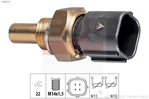 Sonde de température, liquide de refroidissement