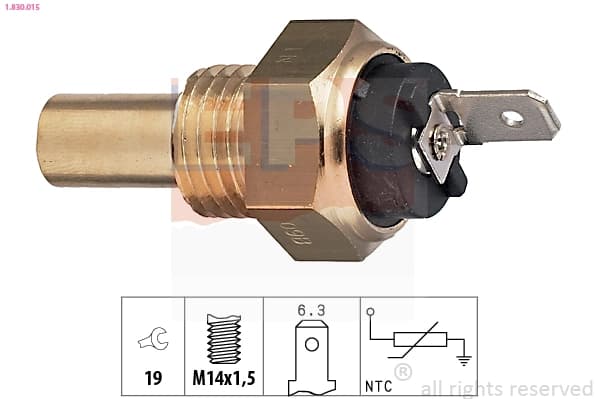 Sonde de température, liquide de refroidissement