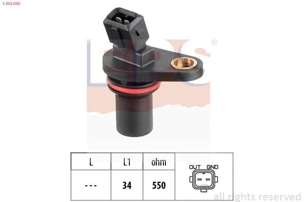 Capteur, position d'arbre a cames